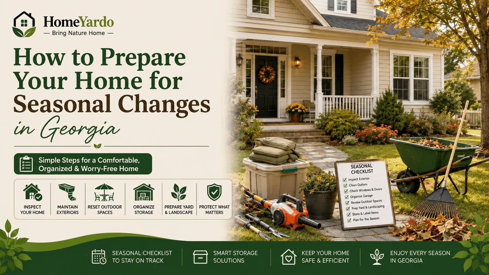 How to Prepare Your Home For Seasonal Changes in Georgia