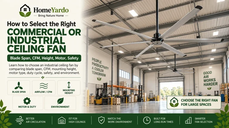 How to Select the Right Commercial or Industrial Ceiling Fan