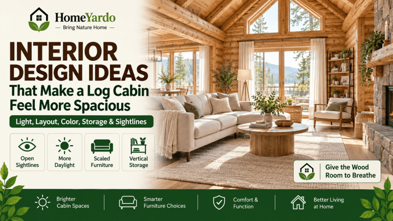 Interior Design Ideas That Make a Log Cabin Feel More Spacious