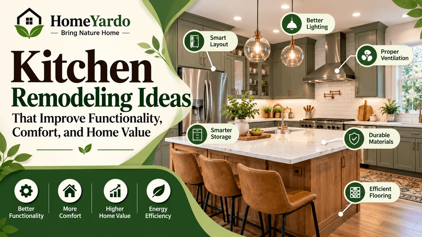 Kitchen Remodeling Ideas That Improve Functionality, Comfort, and Home Value