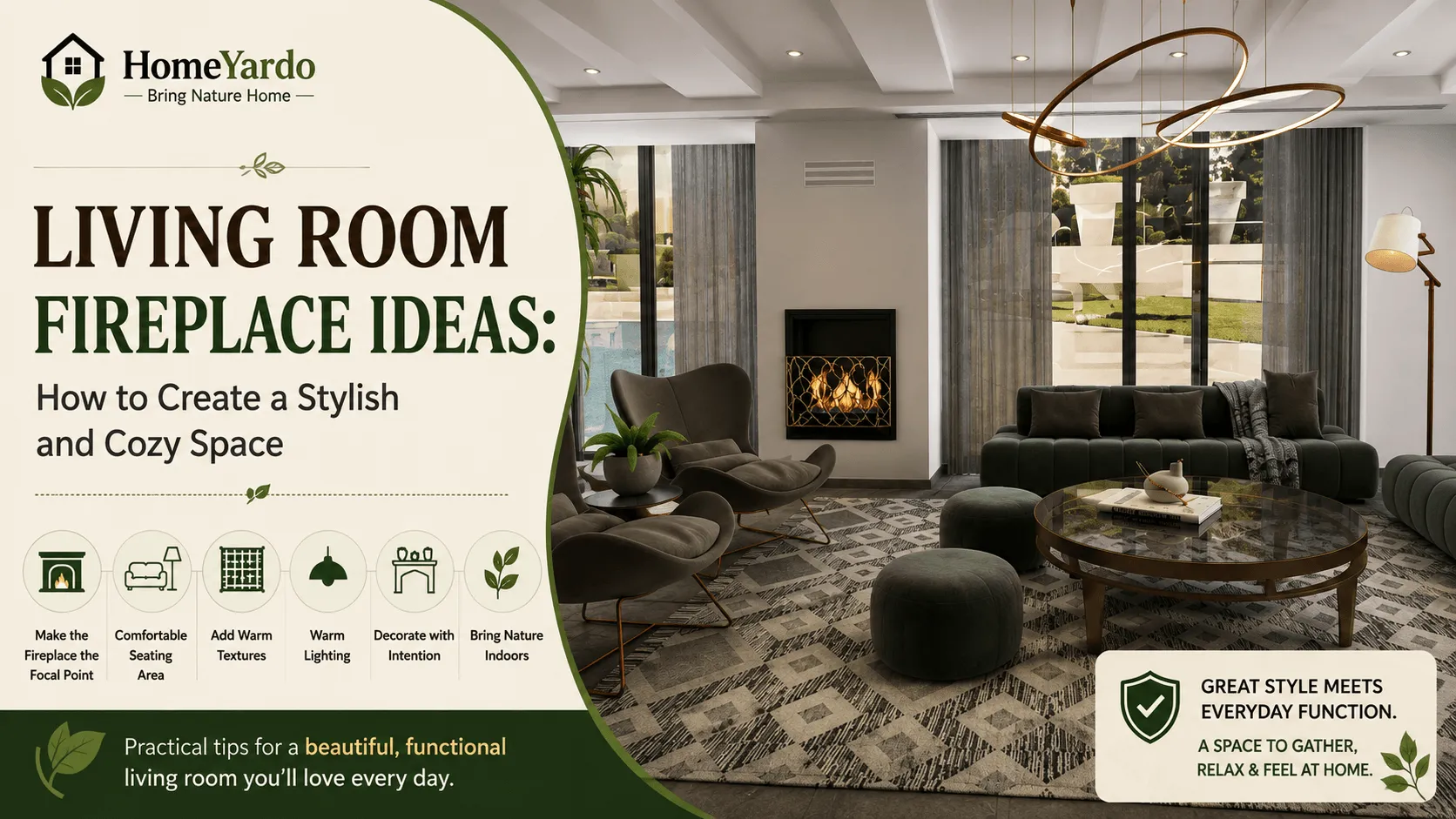 Living Room Fireplace Ideas How to Create a Stylish and Cozy Space