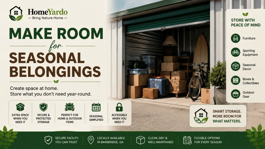 Make Room For Seasonal Belongings