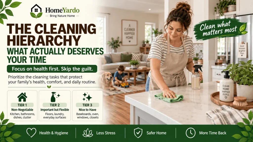 The Cleaning Hierarchy What Actually Deserves Your Time