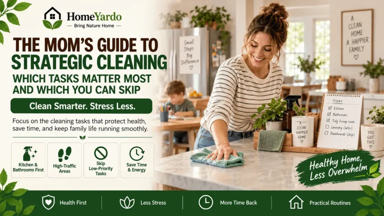 The Mom’s Guide To Strategic Cleaning What Matters Most