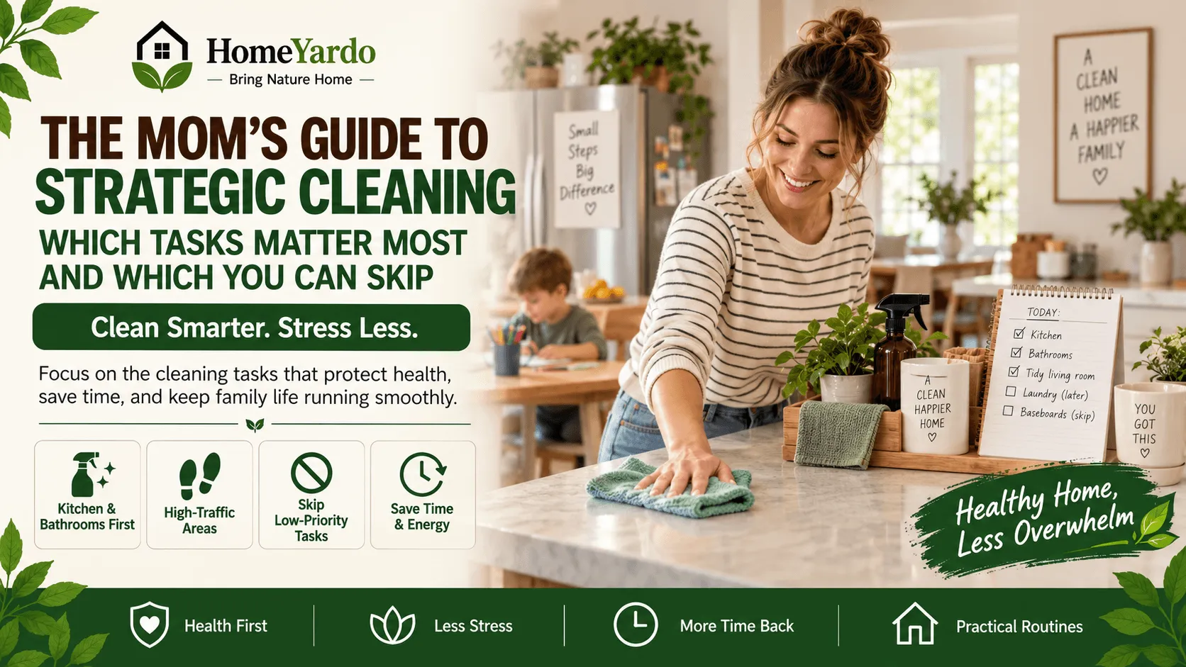 The Mom’s Guide To Strategic Cleaning What Matters Most