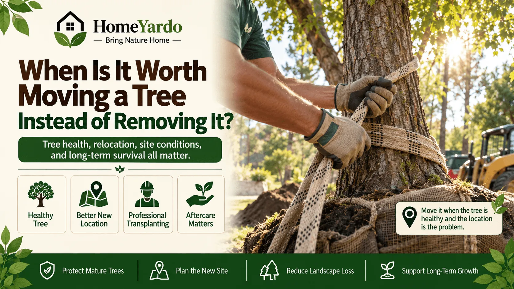 When Is It Worth Moving a Tree Instead of Removing It
