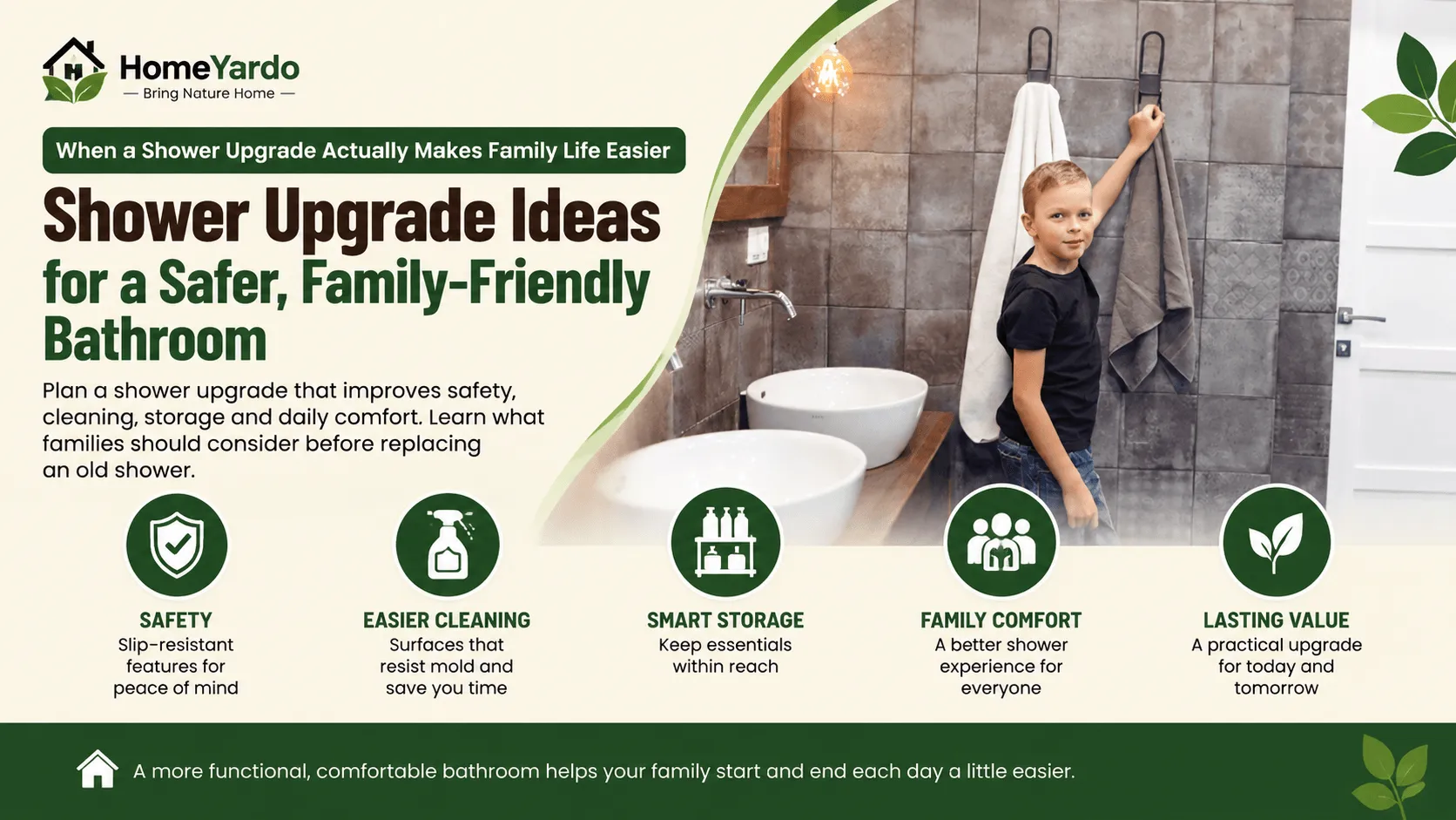 When a Shower Upgrade Actually Makes Family Life Easier