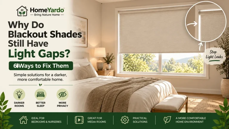 Why Do Blackout Shades Still Have Light Gaps 6 Ways to Fix Them