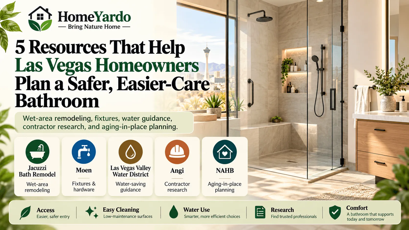 5 Resources That Help Las Vegas Homeowners Plan A Safer, Easier-Care Bathroom