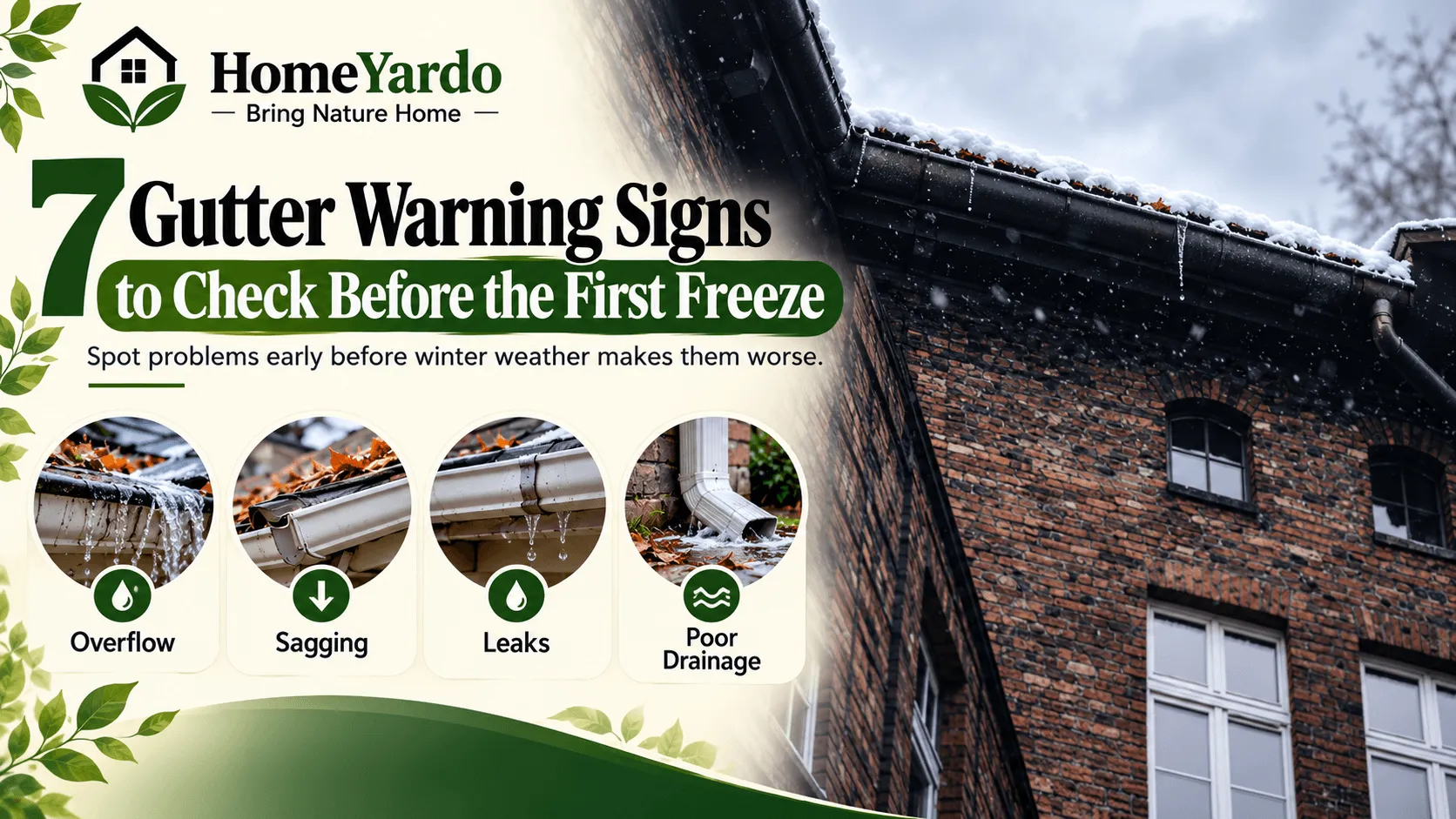 7 Gutter Warning Signs to Check Before the First Freeze