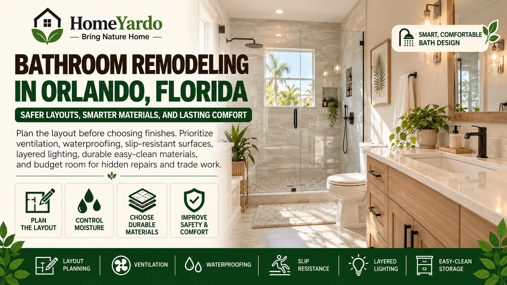 Bathroom Remodeling in Orlando, FL Safer, Smarter Design