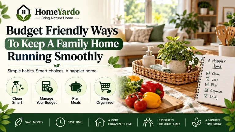 Budget Friendly Ways To Keep A Family Home Running Smoothly