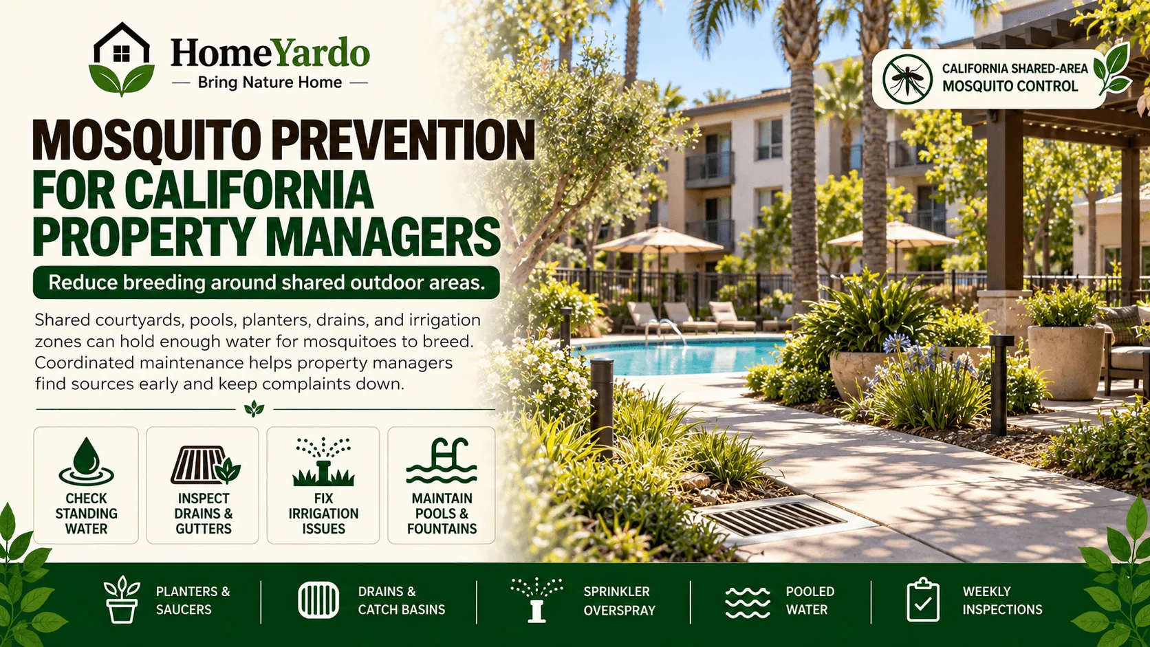 Mosquito Prevention for California Property Managers