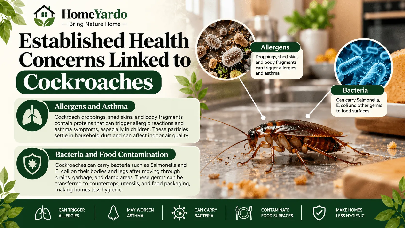 Cockroach Health Risks at Home