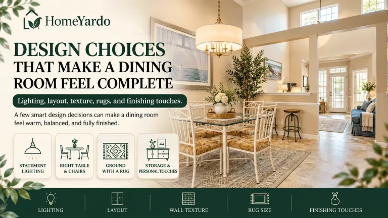 Design Choices That Make a Dining Room Feel Complete