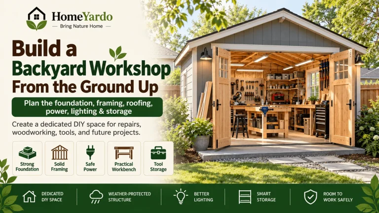 How To Build A Backyard Workshop From The Ground Up