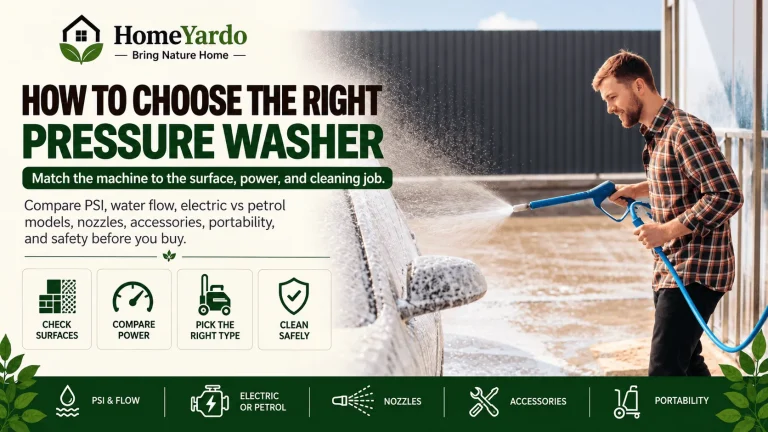 How To Choose A Pressure Washer for Your Cleaning Needs