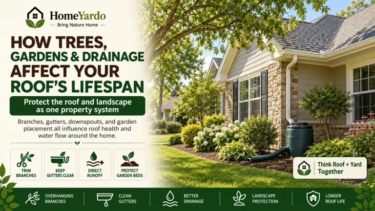 How Trees, Gardens, and Drainage Affect Your Roof's Lifespan