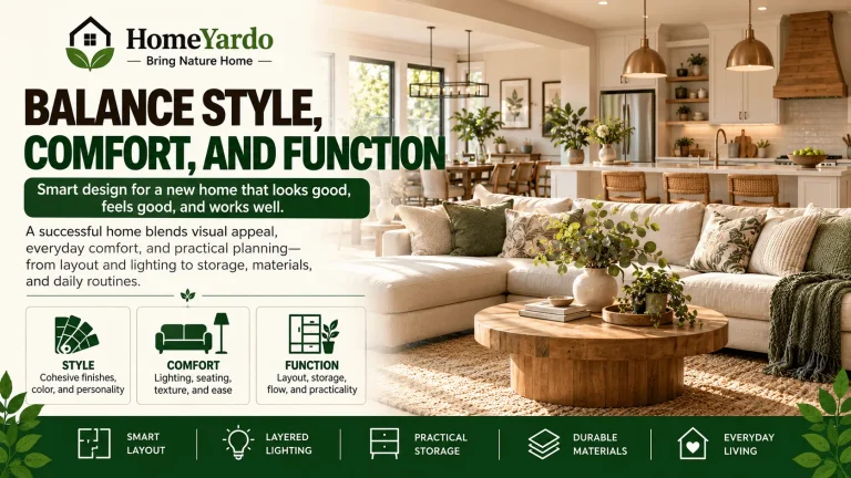 How to Balance Style, Comfort, and Function in a New Home Design