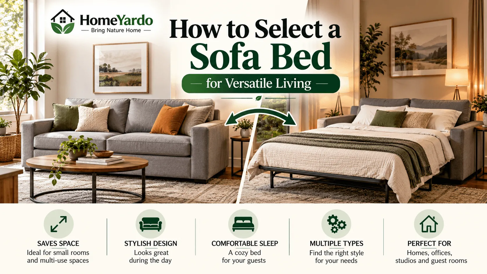 How to Select a Sofa Bed for Versatile Living