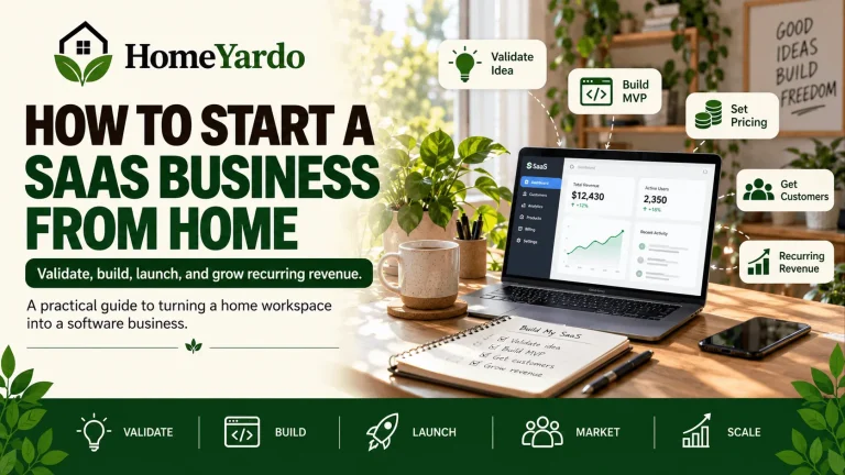 How to Start a SaaS Business From Home Complete Guide