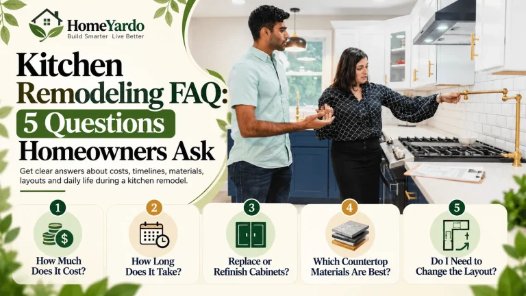 Kitchen Remodeling FAQ: 5 Questions Homeowners Ask