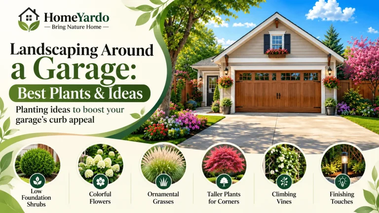 Landscaping Around a Garage: Best Plants & Ideas