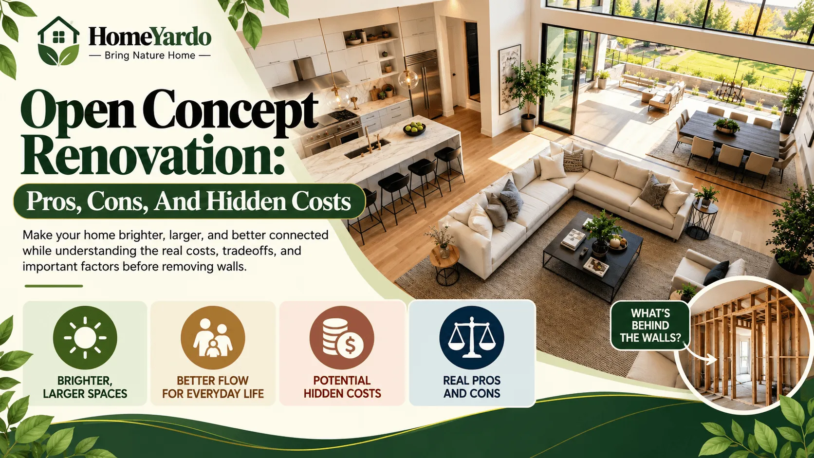 open concept renovation