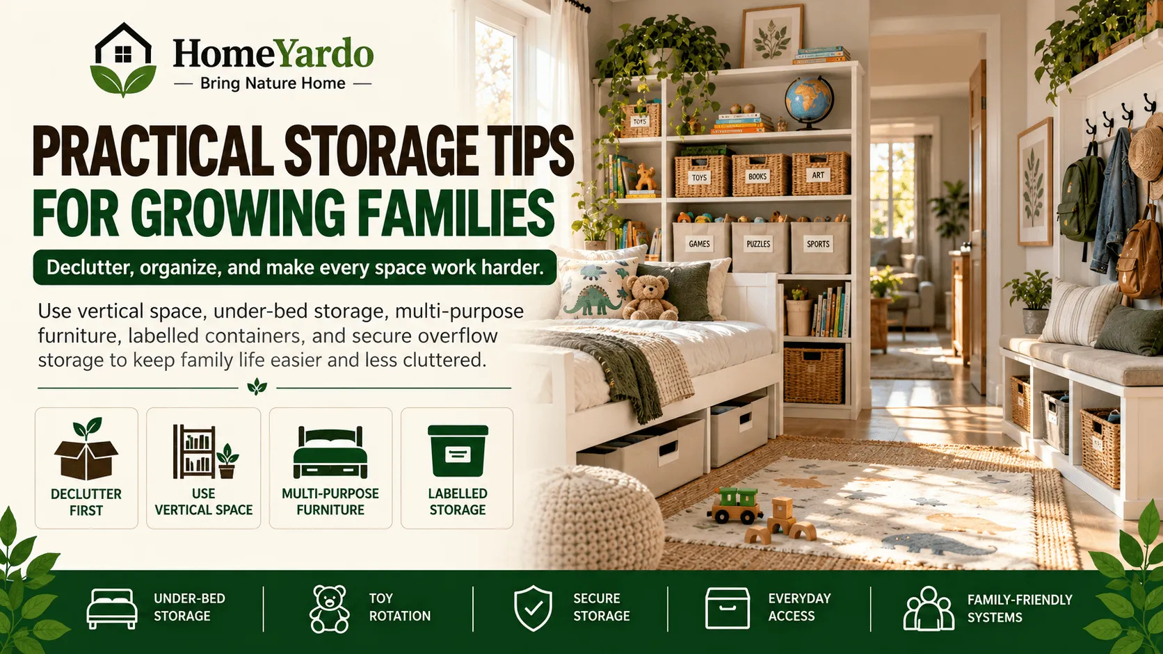 Practical Storage Tips for Growing Families