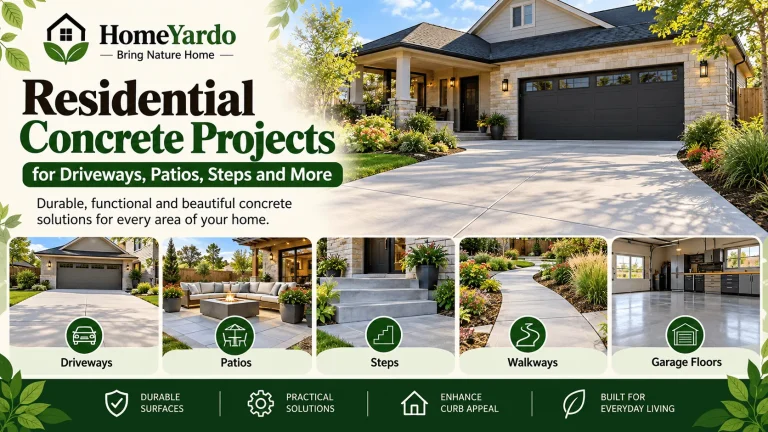 Residential Concrete: Driveways, Patios, Steps & More