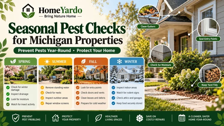Seasonal Pest Checks for Michigan Properties