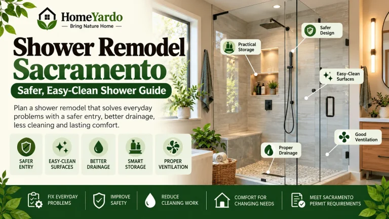 Shower Remodel Sacramento Safer, Easy-Clean Shower Guide
