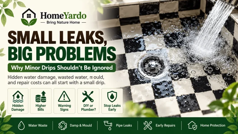 Small Leaks, Big Problems Why Minor Drips Shouldn't Be Ignored
