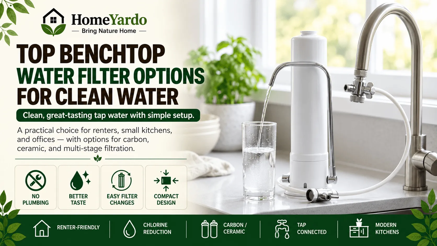 Top Benchtop Water Filter Options for Clean Water