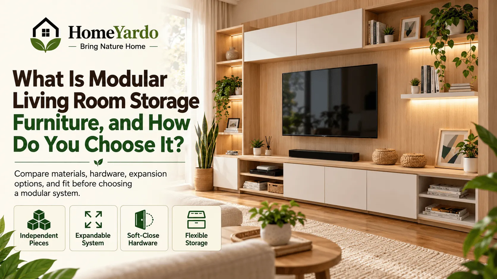 What Is Modular Living Room Storage Furniture, and How Do You Choose It